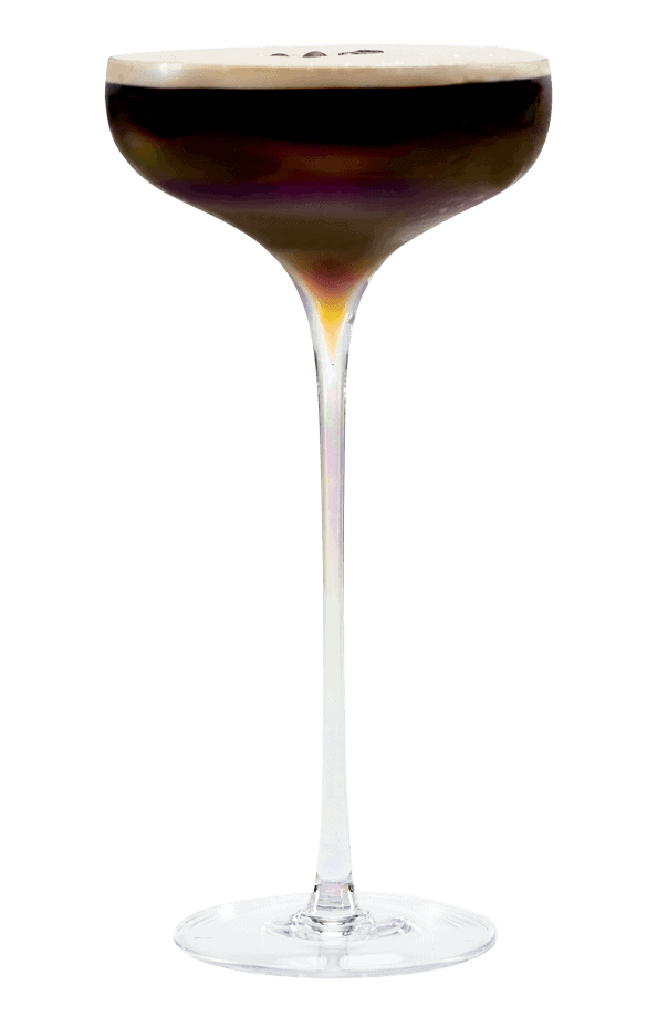 Cocktail Espresso Martini made with Galliano