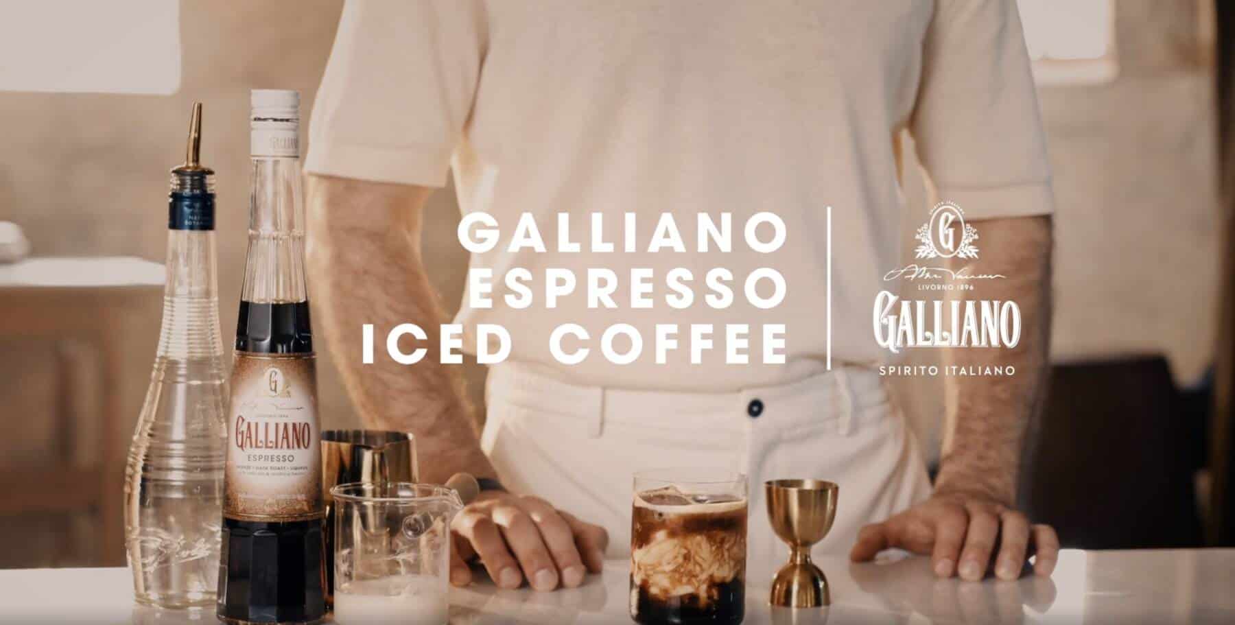Espresso Iced Coffee cocktail by Galliano