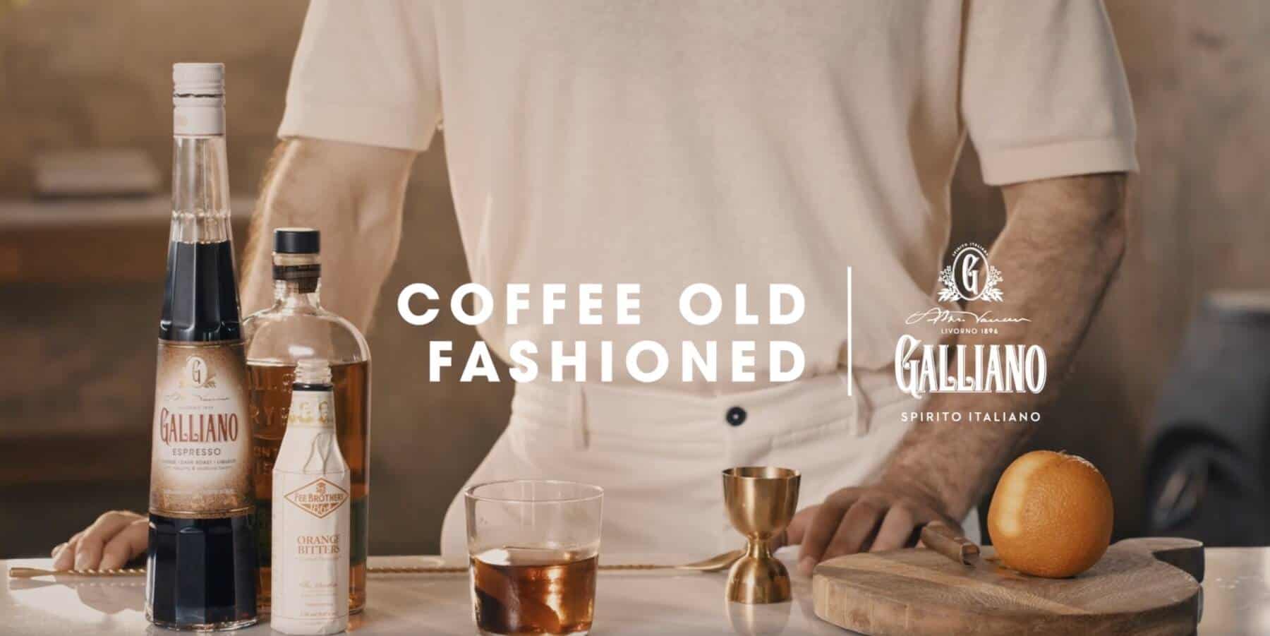 Coffee Old Fashioned cocktail by Galliano