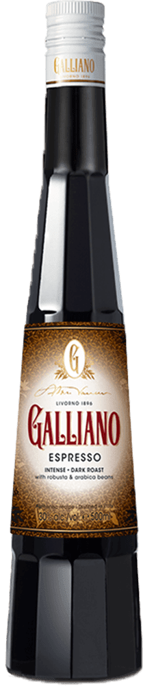 Espresso liqueur bottle Galliano